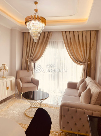 Шикарная светлая квартира планировки 1+1 в районе Оба, 55м2 - Ракурс 5