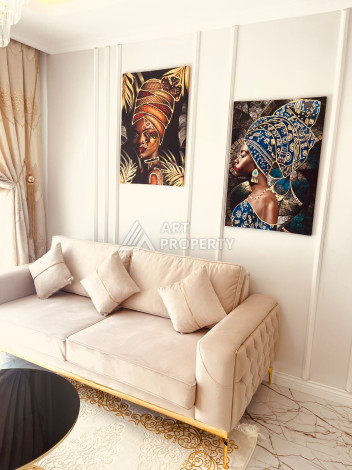 Шикарная светлая квартира планировки 1+1 в районе Оба, 55м2 - Ракурс 10