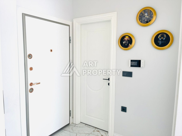 Шикарная светлая квартира планировки 1+1 в районе Оба, 55м2 - Ракурс 12