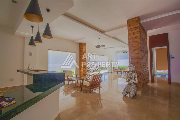 Апартаменты без мебели в комплексе с инфраструктурой пятизвездночного отеля в районе Демирташ, 90м2, 2+1 - Ракурс 31