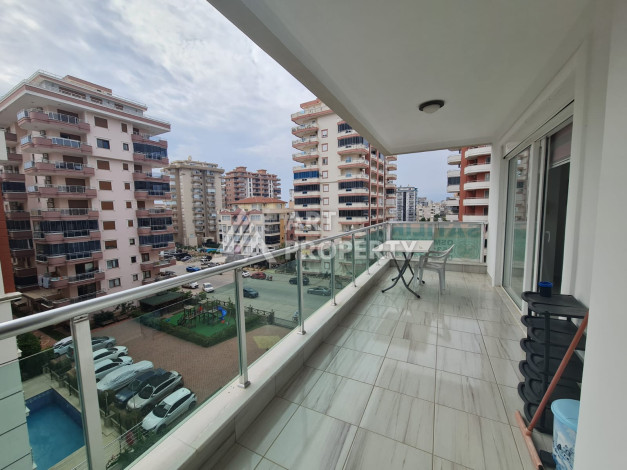 Просторные апартаменты планировки 1+1 в районе Махмутлар, 75м2 - Ракурс 6