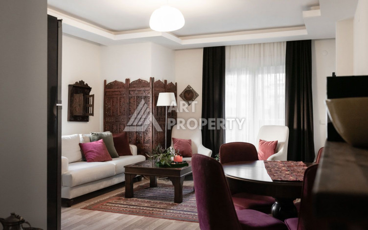 Шикарные апартаменты планировки 1+1 в районе Махмутлар, 60м2 - Ракурс 2