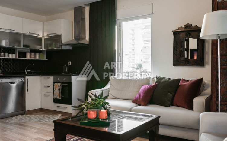 Шикарные апартаменты планировки 1+1 в районе Махмутлар, 60м2 - Ракурс 4