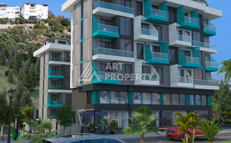 Комфортный и жилой комлекс в Алании на этапе строительства - Ракурс 7