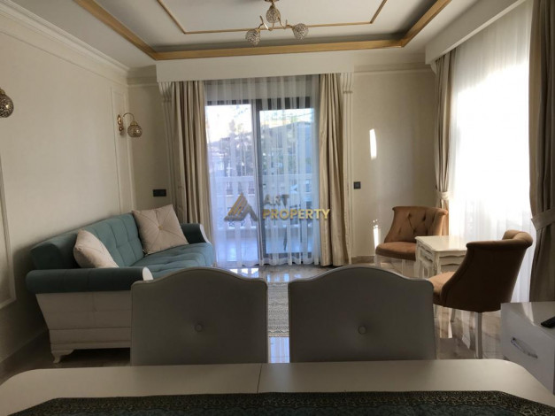 Квартира 1+1 с мебелью в самом лучшем комплексе Алании, 65 м2 - Ракурс 3