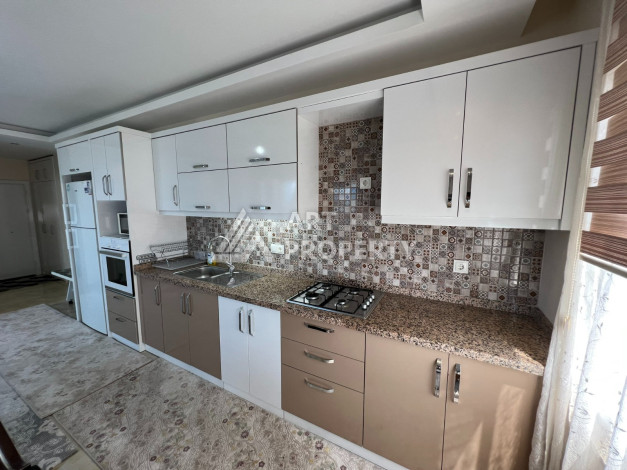 Просторные апартаменты с видом на море в районе Махмутлар планировки 1+1, 60м2 - Ракурс 5