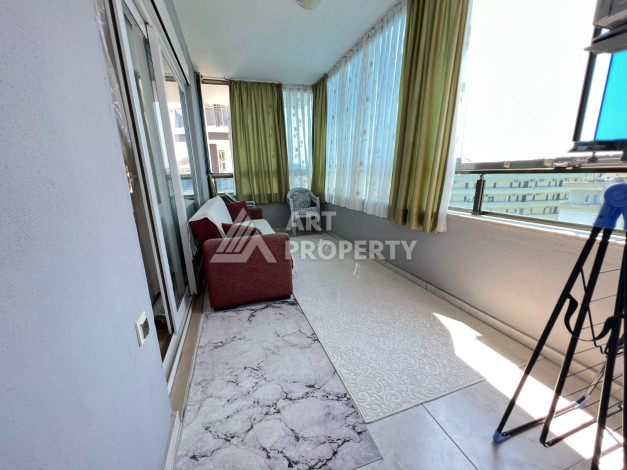 Просторные апартаменты с видом на море в районе Махмутлар планировки 1+1, 60м2 - Ракурс 7