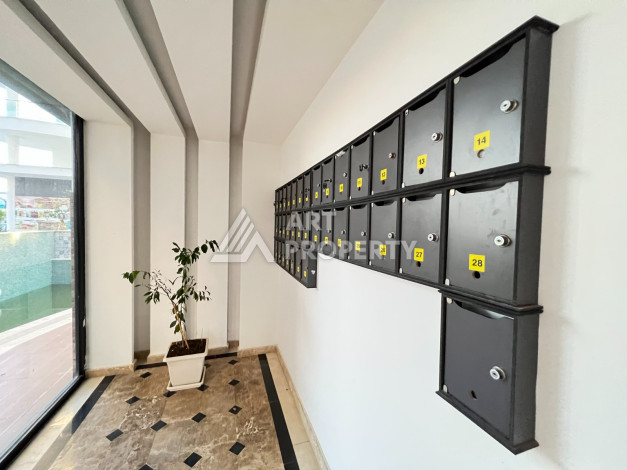 Просторные апартаменты с видом на море в районе Махмутлар планировки 1+1, 60м2 - Ракурс 16