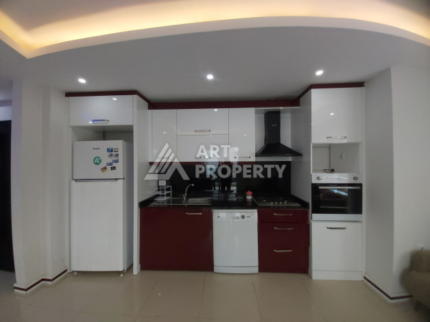 Апартаменты в комплексе с развитой инфраструктурой планировки 1+1 в районе Махмутлар, 65м2 - Ракурс 9