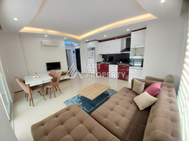 Апартаменты в комплексе с развитой инфраструктурой планировки 1+1 в районе Махмутлар, 65м2 - Ракурс 14