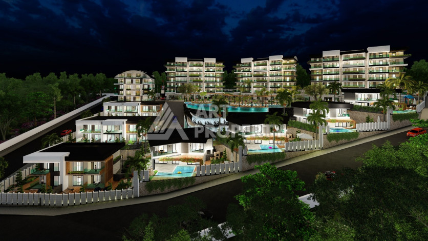 Проект апартаментов и вилл в Каргыджаке! - Ракурс 2