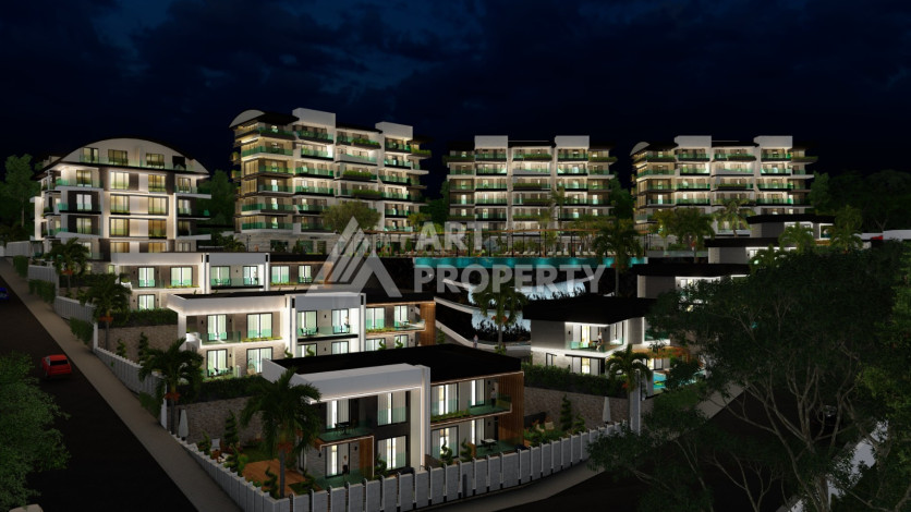 Проект апартаментов и вилл в Каргыджаке! - Ракурс 4