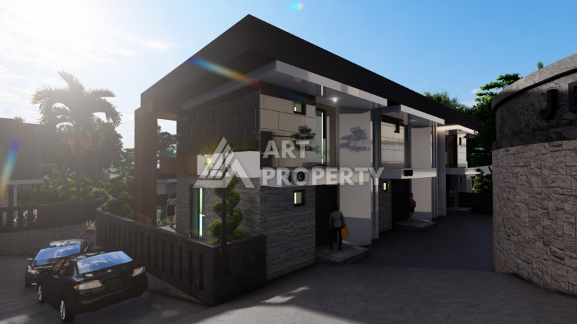 Проект апартаментов и вилл в Каргыджаке! - Ракурс 8