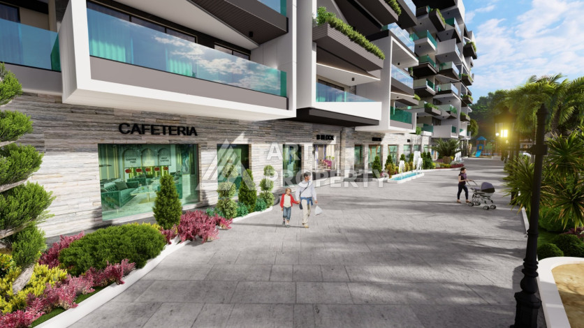 Проект апартаментов и вилл в Каргыджаке! - Ракурс 13