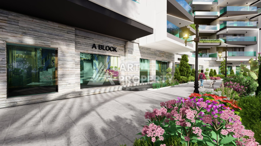 Проект апартаментов и вилл в Каргыджаке! - Ракурс 14