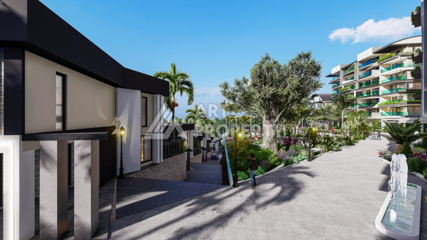 Проект апартаментов и вилл в Каргыджаке! - Ракурс 21