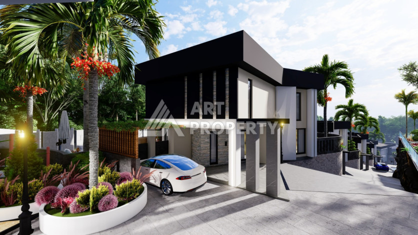 Проект апартаментов и вилл в Каргыджаке! - Ракурс 23