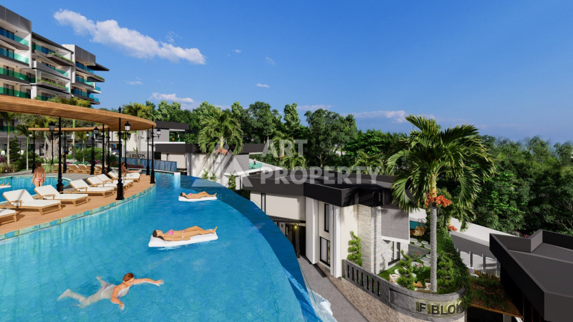 Проект апартаментов и вилл в Каргыджаке! - Ракурс 25