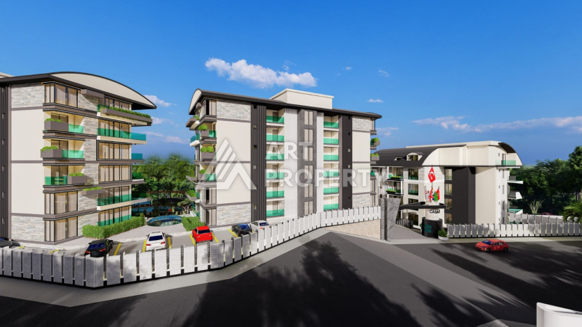 Проект апартаментов и вилл в Каргыджаке! - Ракурс 31