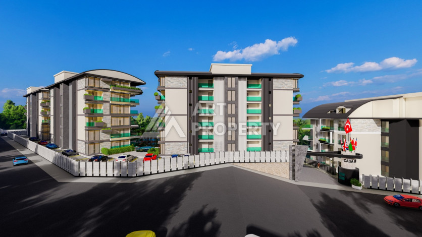 Проект апартаментов и вилл в Каргыджаке! - Ракурс 32