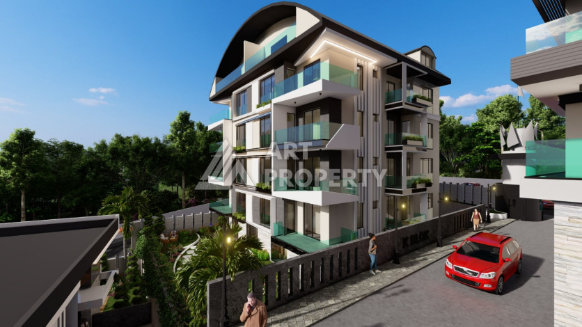 Проект апартаментов и вилл в Каргыджаке! - Ракурс 34