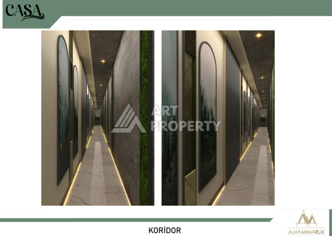 Проект апартаментов и вилл в Каргыджаке! - Ракурс 38