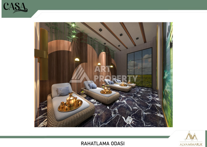 Проект апартаментов и вилл в Каргыджаке! - Ракурс 41