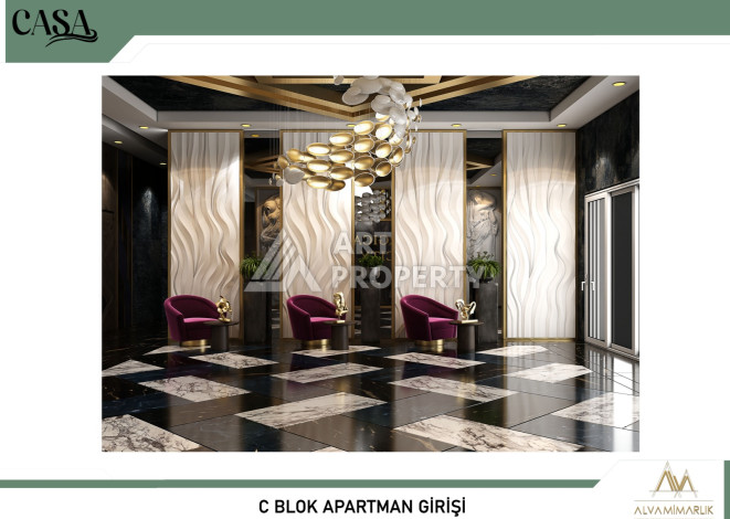 Проект апартаментов и вилл в Каргыджаке! - Ракурс 42