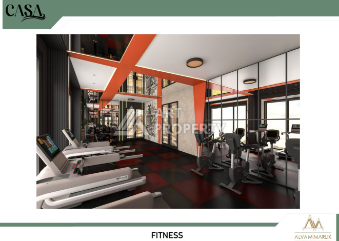 Проект апартаментов и вилл в Каргыджаке! - Ракурс 44