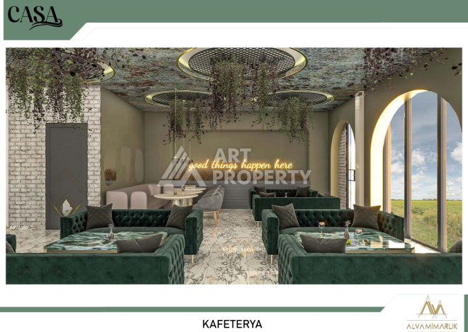 Проект апартаментов и вилл в Каргыджаке! - Ракурс 46