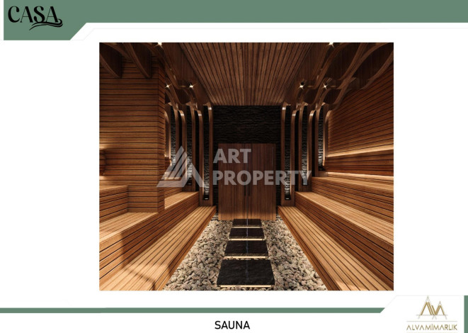 Проект апартаментов и вилл в Каргыджаке! - Ракурс 48