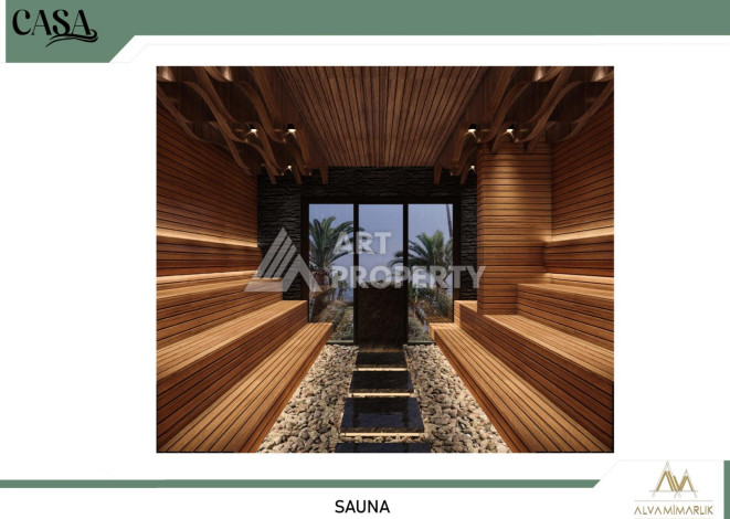 Проект апартаментов и вилл в Каргыджаке! - Ракурс 49