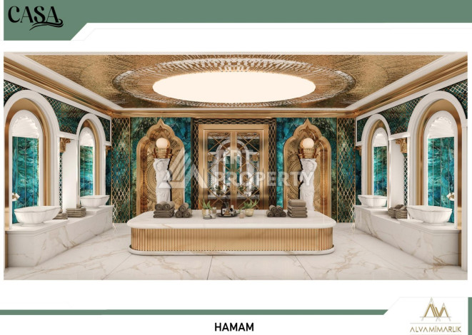 Проект апартаментов и вилл в Каргыджаке! - Ракурс 54