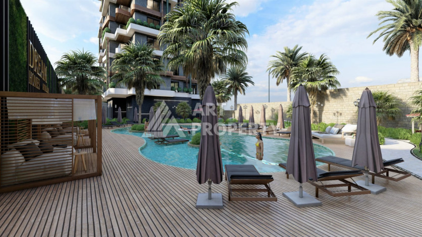 Проект на этапе строительства в живописном районе Авсаллар - Ракурс 3