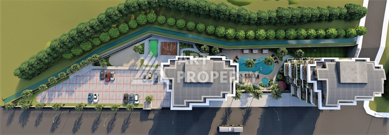 Проект на этапе строительства в живописном районе Авсаллар - Ракурс 14