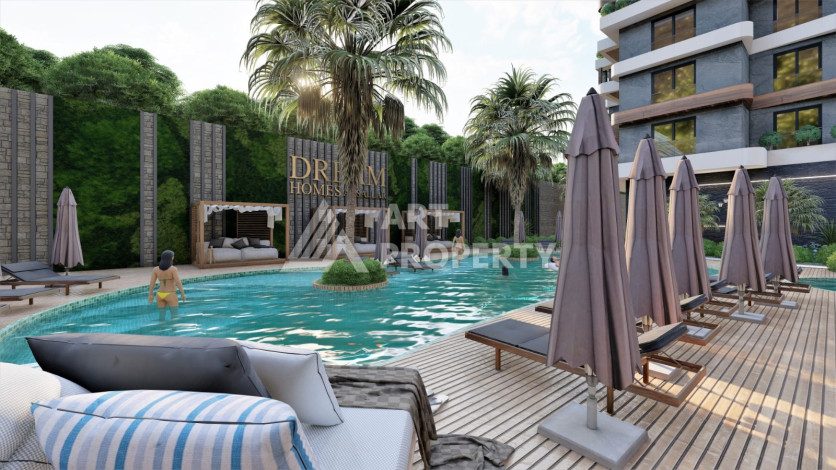 Проект на этапе строительства в живописном районе Авсаллар - Ракурс 4