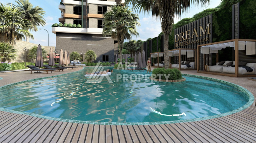 Проект на этапе строительства в живописном районе Авсаллар - Ракурс 5