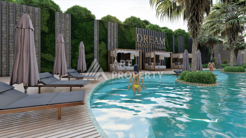 Проект на этапе строительства в живописном районе Авсаллар - Ракурс 6