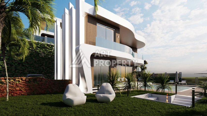 Роскошный проект вилл в районе Оба с возможностью оформления гражданства, 200 м2 - Ракурс 5