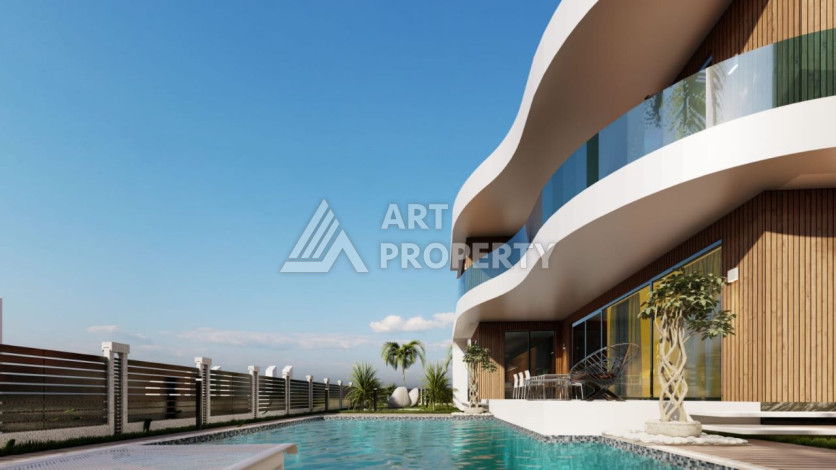 Роскошный проект вилл в районе Оба с возможностью оформления гражданства, 200 м2 - Ракурс 6