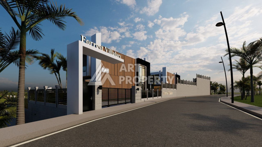 Роскошный проект вилл в районе Оба с возможностью оформления гражданства, 200 м2 - Ракурс 10