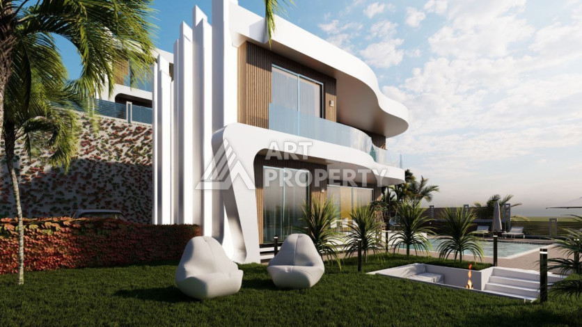 Роскошный проект вилл в районе Оба с возможностью оформления гражданства, 200 м2 - Ракурс 12