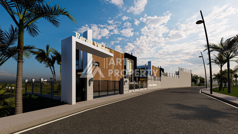 Роскошный проект вилл в районе Оба с возможностью оформления гражданства, 200 м2 - Ракурс 16