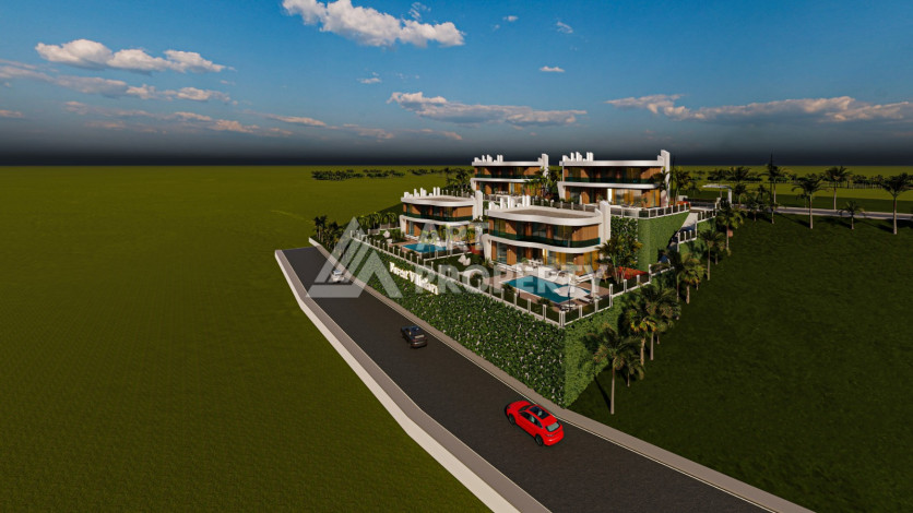 Роскошный проект вилл в районе Оба с возможностью оформления гражданства, 200 м2 - Ракурс 17