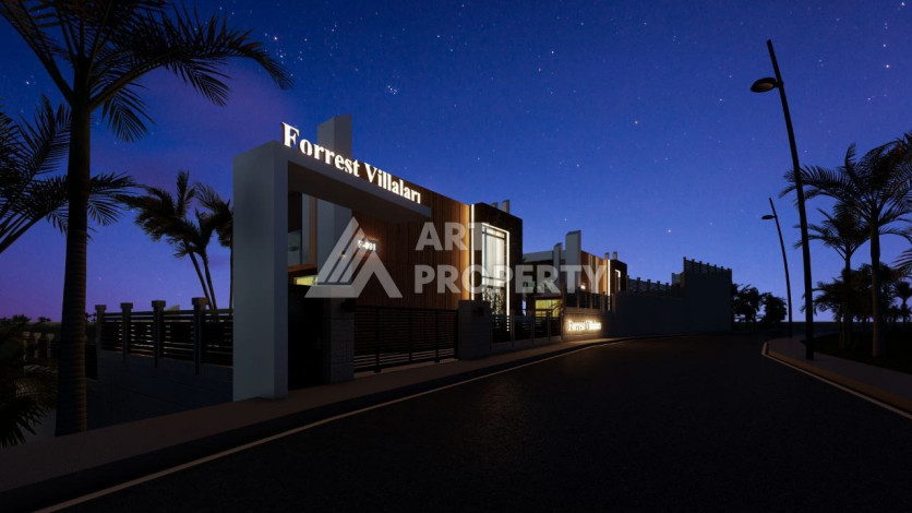 Роскошный проект вилл в районе Оба с возможностью оформления гражданства, 200 м2 - Ракурс 25