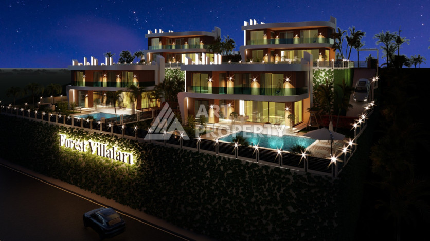 Роскошный проект вилл в районе Оба с возможностью оформления гражданства, 200 м2 - Ракурс 32