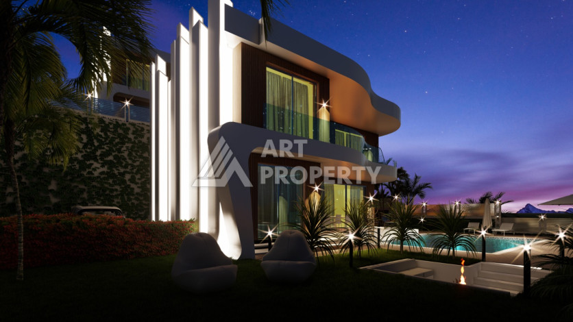 Роскошный проект вилл в районе Оба с возможностью оформления гражданства, 200 м2 - Ракурс 33