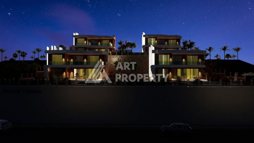 Роскошный проект вилл в районе Оба с возможностью оформления гражданства, 200 м2 - Ракурс 34