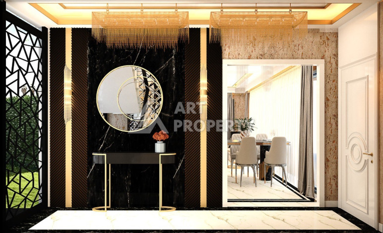 Роскошный проект вилл в районе Оба с возможностью оформления гражданства, 200 м2 - Ракурс 36