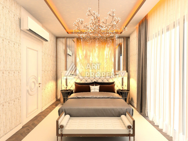 Роскошный проект вилл в районе Оба с возможностью оформления гражданства, 200 м2 - Ракурс 41